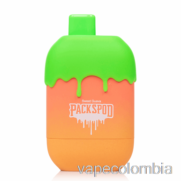 Vape Kit Completo Packwood Packspod 5000 Desechable Chicle De Guayaba (guayaba Dulce)